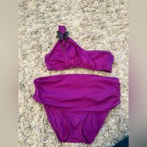 BECCA Purple Bikini Set Size  XS